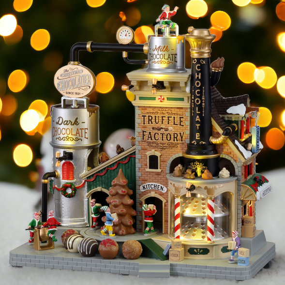 Lemax 15805M Christmas Village Chocolatier outlets Truffle Factory