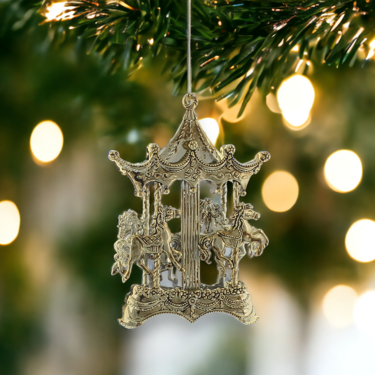 Merry Go Round Christmas Decoration 