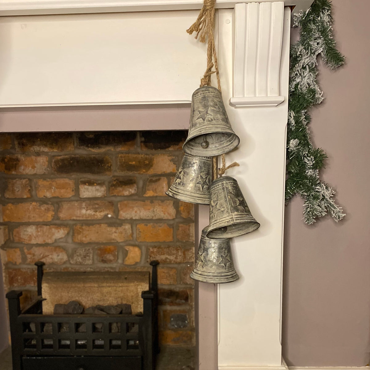 Vintage Style Hanging Metal Christmas Bells – Love Christmas Shop