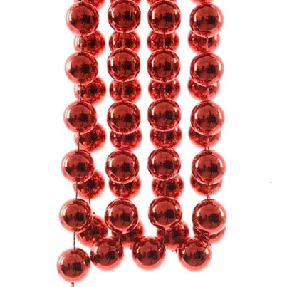 Red Large Bead Garland 270cm