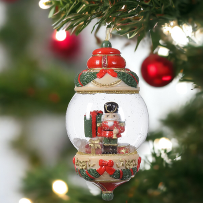 Christmas Snowglobe Hanging Decoration