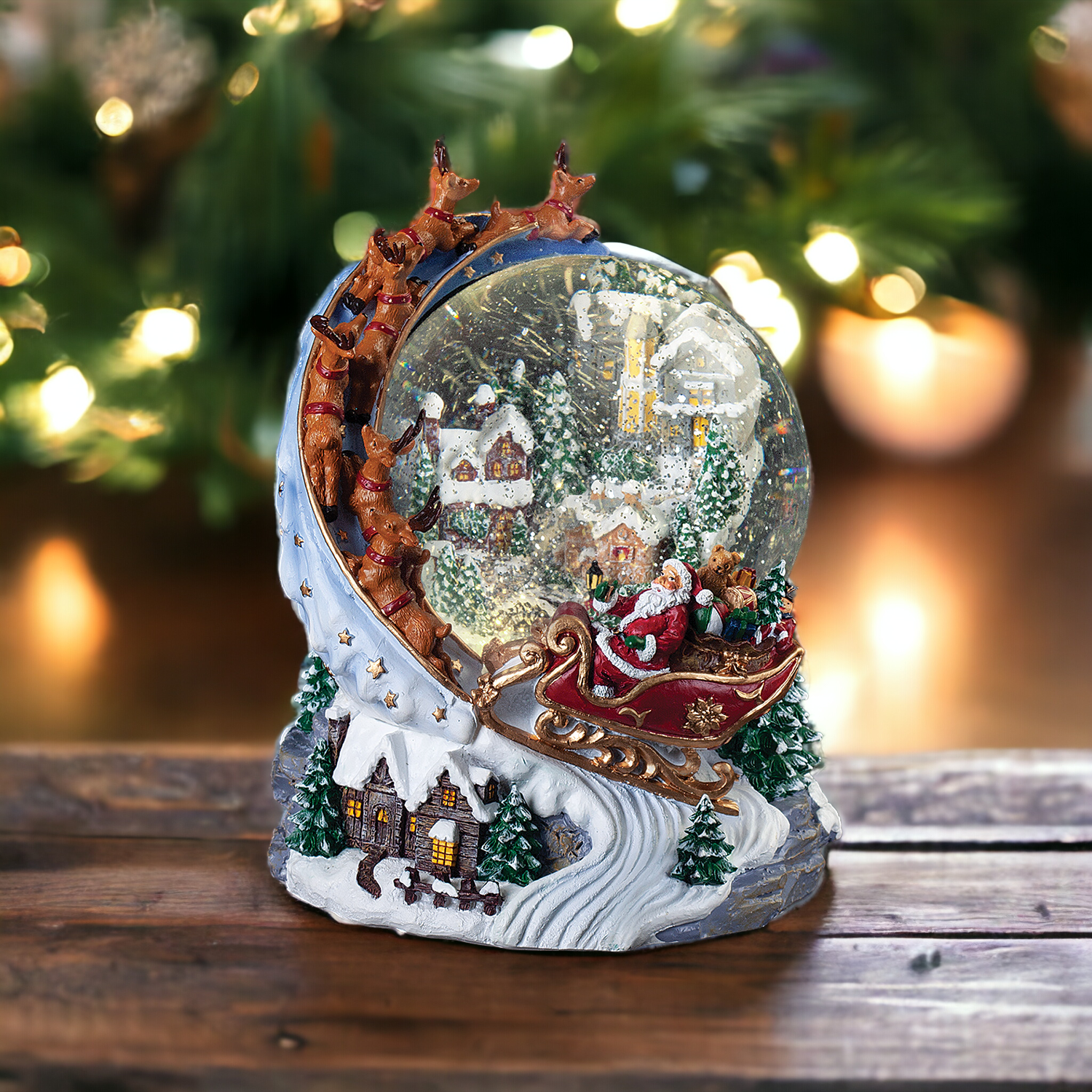 Snow Globe 130 Piece Puzzle Ornament