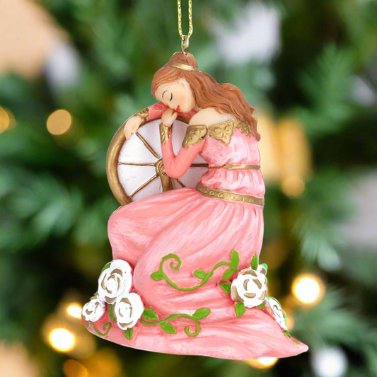 Sleeping Beauty Hanging Christmas Tree Decoration