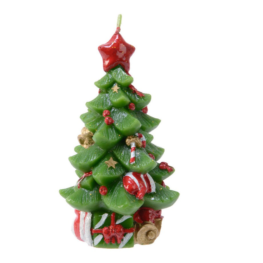 Christmas Tree Wax Candle 11.5cm