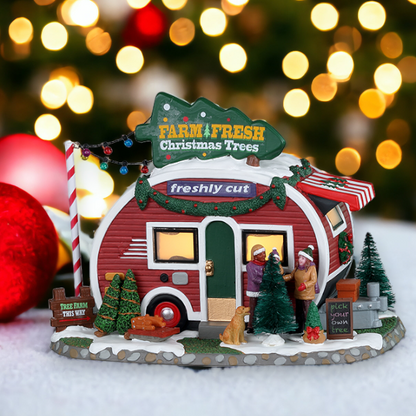 Lemax Farm Fresh Christmas Trees Village Decoration