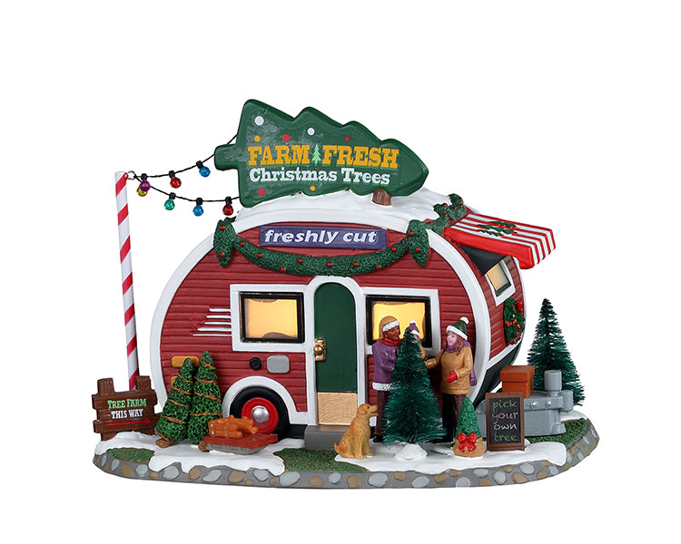 Lemax Farm Fresh Christmas Trees Village Decoration