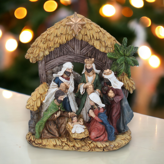 Nativity Scene Christmas Ornament