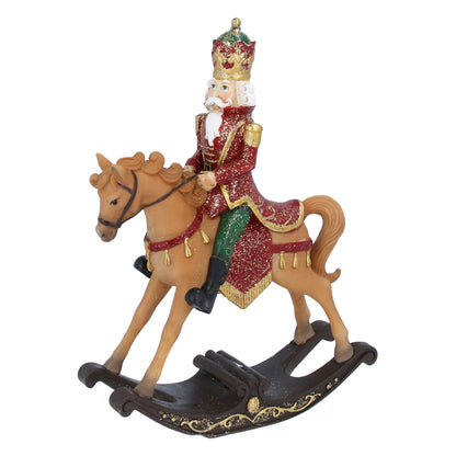 Nutcracker on Rocking Horse Christmas Ornament