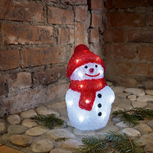 Konstsmide Acrylic Snowman Christmas Light Display Decoration