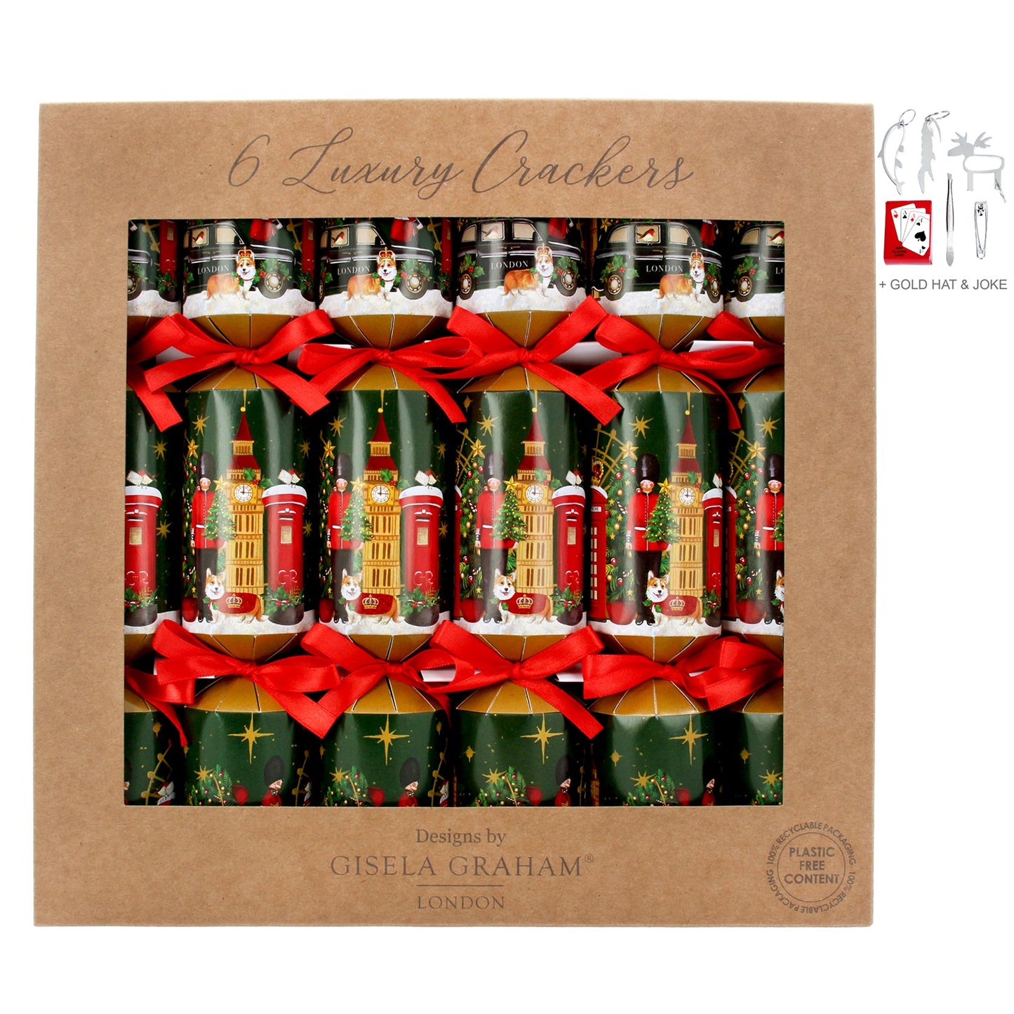 Gisela Graham London Design Christmas Crackers