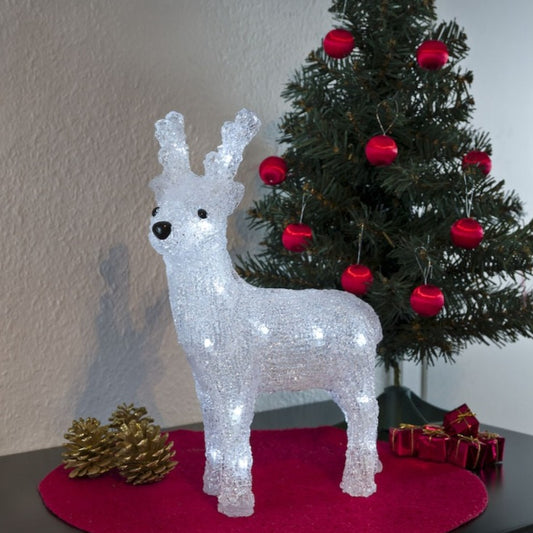 Konstsmide Acrylic Reindeer Christmas Display Decoration