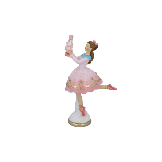 Pastel Clara with Nutcracker Christmas Ornament