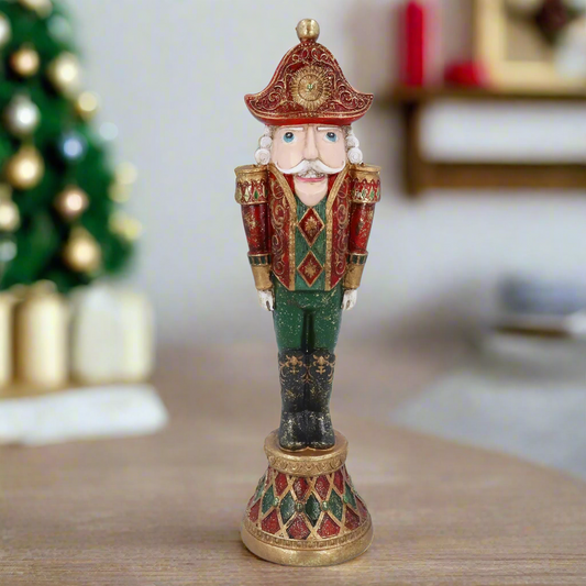 Vintage Style Nutcracker Christmas Ornament 35cm