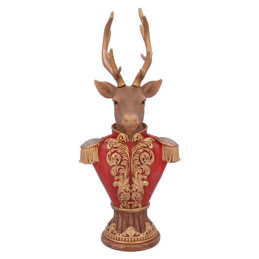 Soldier Stag Head Ornament