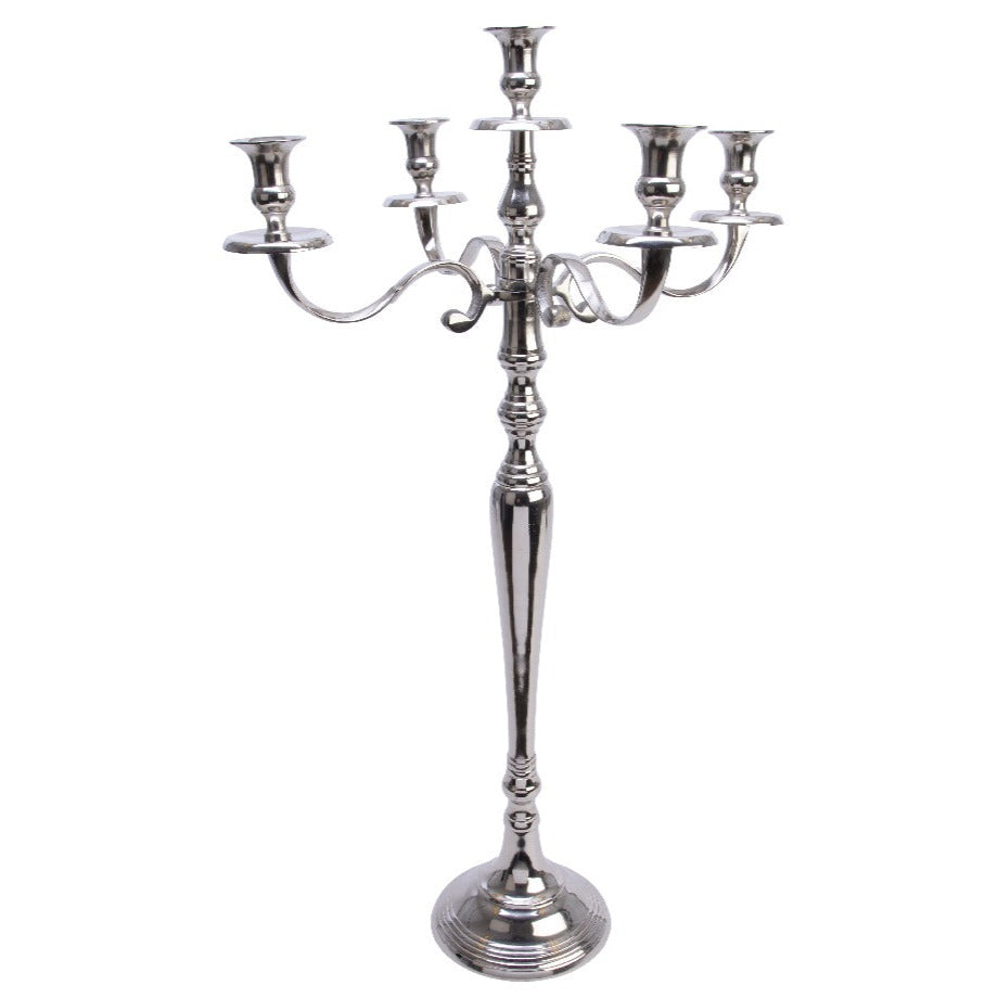 Luxury Silver Candelabra 80cm