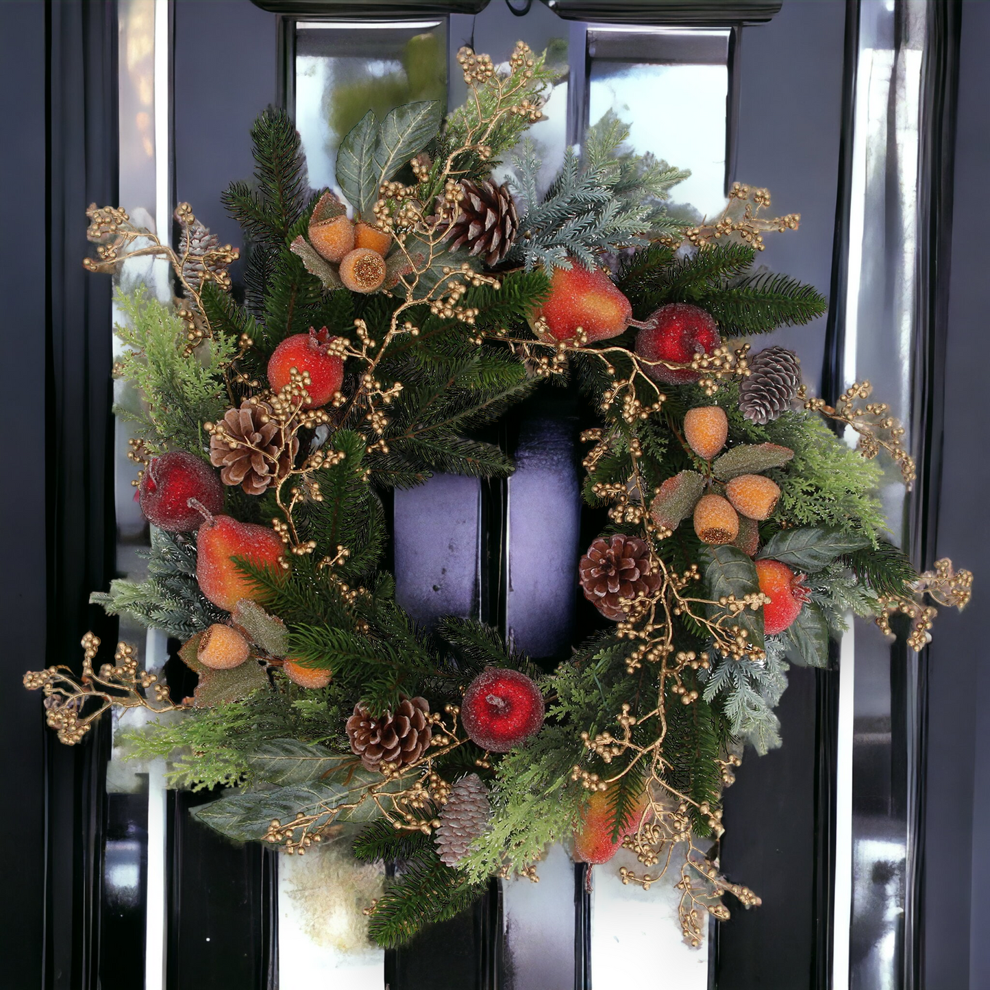 Fruit and Foliage Wreath 55cm