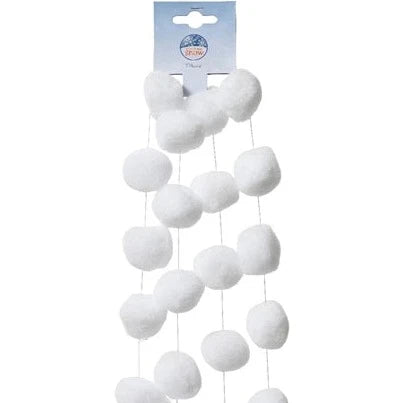 Snowballs Garland Christmas Decoration 180cm