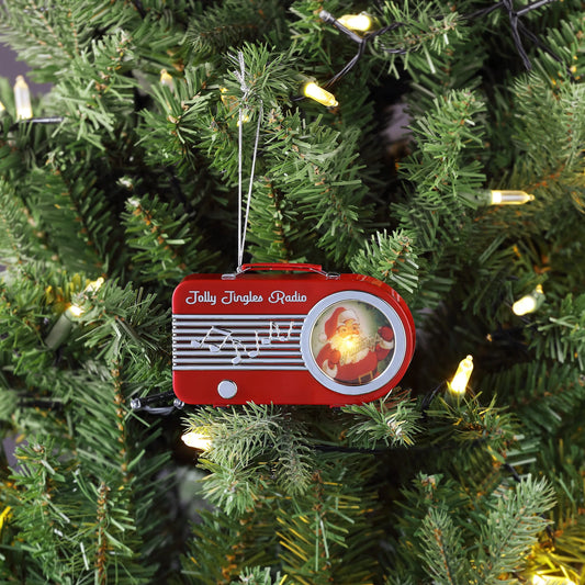 Mr Christmas Jolly Jingles Radio Hanging Decoration