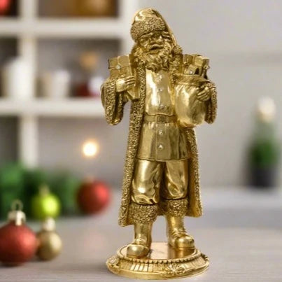 Gold Santa Ornament 28.5cm