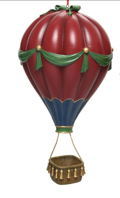 Christmas Hot Air Balloon Decoration 25.5cm