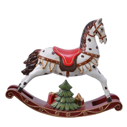 Vintage Style Rocking Horse Christmas Ornament