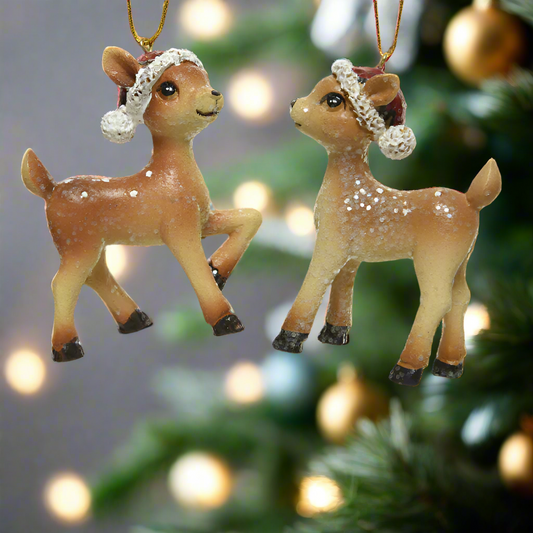 Baby Reindeer Hanging Christmas Tree Decoration