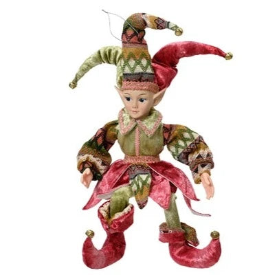 Jester Elf  Christmas Decoration