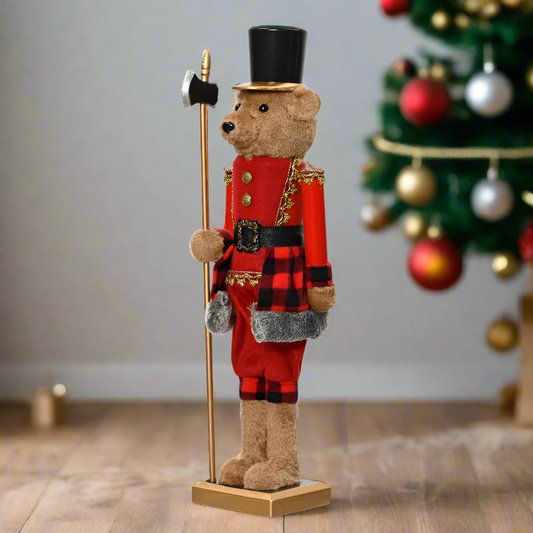 Nutcracker Bear Christmas Ornament Decoration 58cm