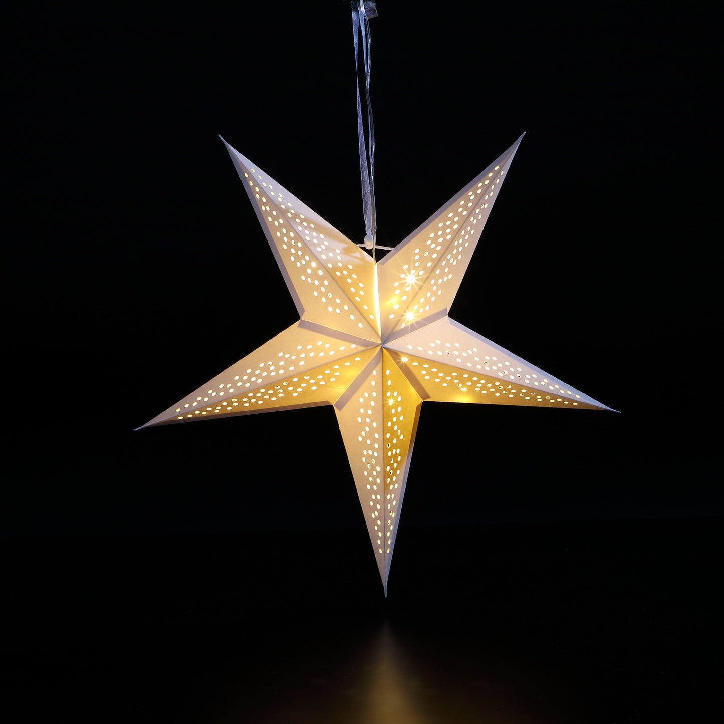 40cm LED North Star Paper Christmas Decoration