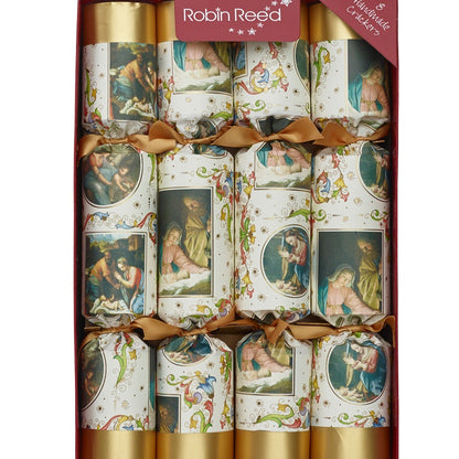 Robin Reed 8 Nativity Handmade Crackers