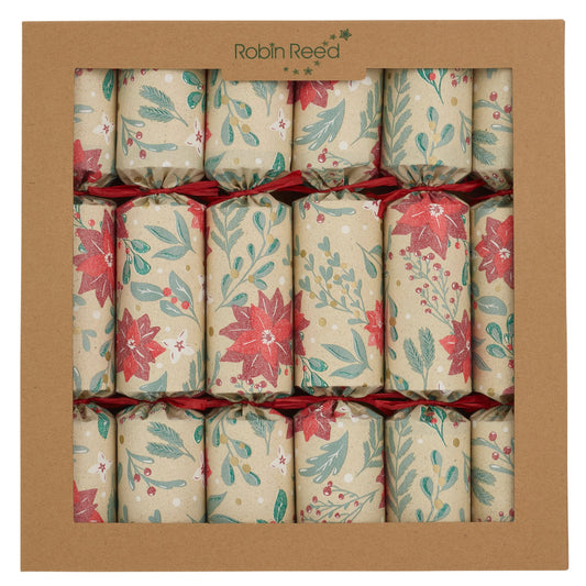 Robin Reed 6 Floral Nature Crackers