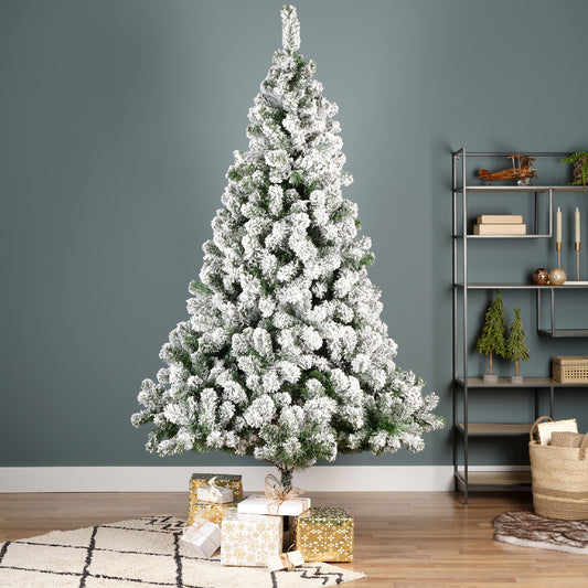 Everlands Snowy Imperial Pine Christmas Tree 6ft/180cm