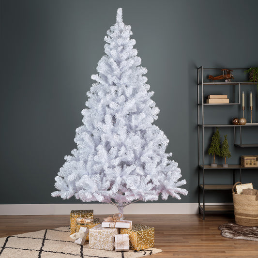 Everlands White Imperial Pine Christmas Tree 7ft/210cm