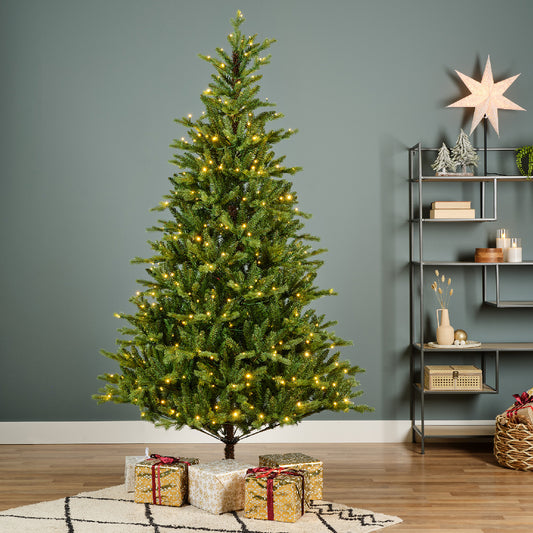 Everlands Allison Pine Pre Lit Christmas Tree 6ft/180cm