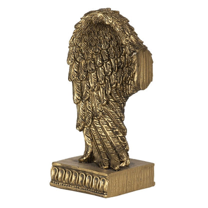 Golden Angel Wing Bookends