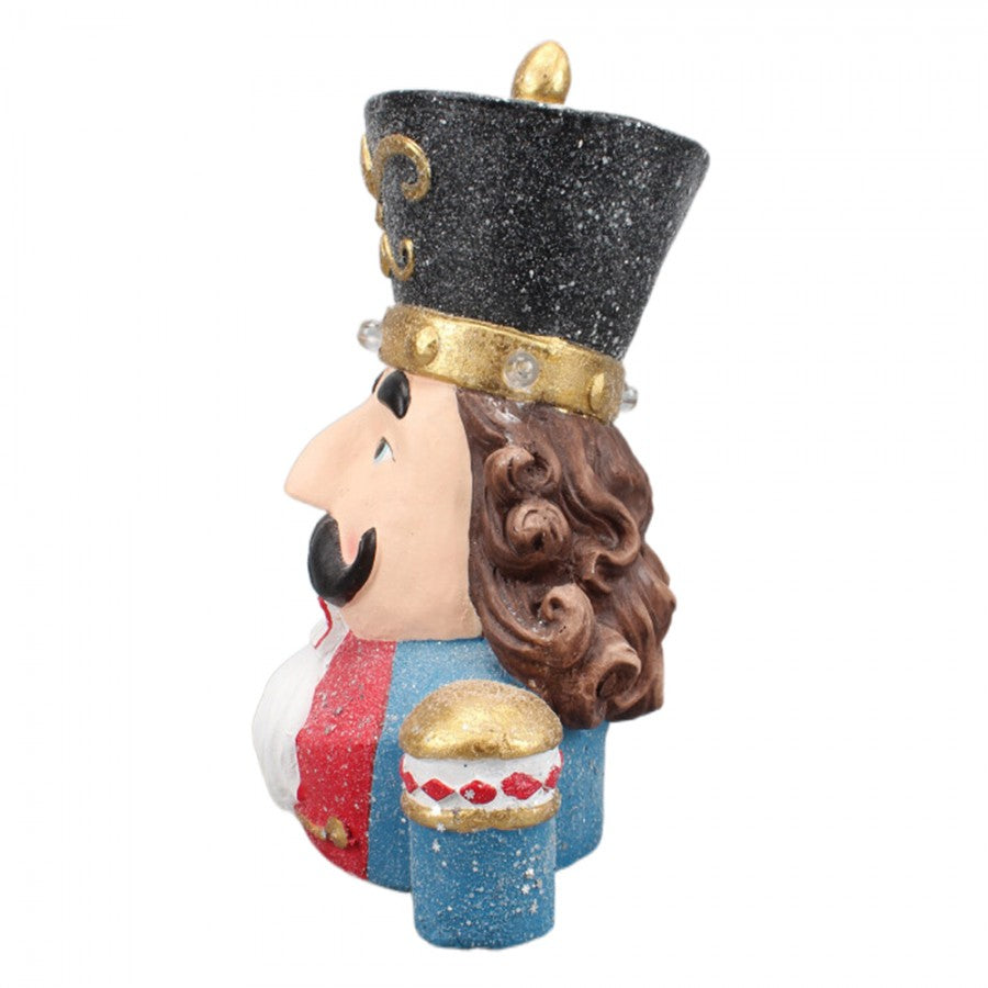 Nutcracker Bust Christmas Ornament