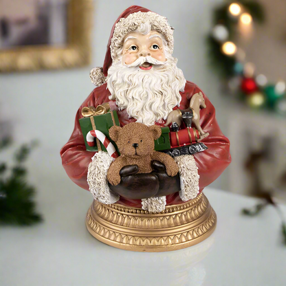 Santa Claus Bust Christmas Ornament