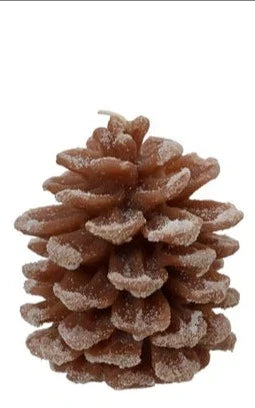 Brown Pinecone Wax Candle