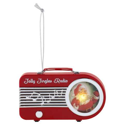 Mr Christmas Jolly Jingles Radio Hanging Decoration