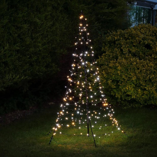 Noma Starry Nights 2m Pole Christmas Tree with Duo Bulbs