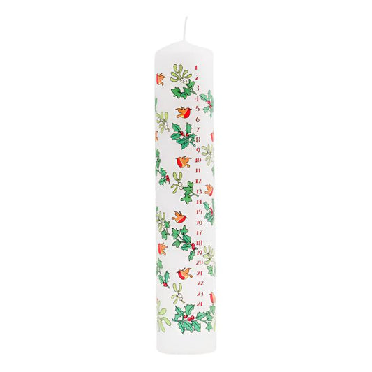 Coppenrath Holly and the Ivy Advent Pillar Candle