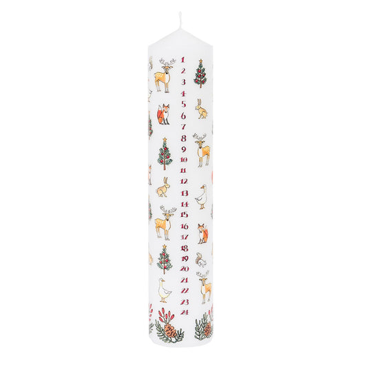 Coppenrath Winter Wildlife Advent Pillar Candle