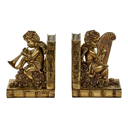 Goodwill Gold Cherub Bookends