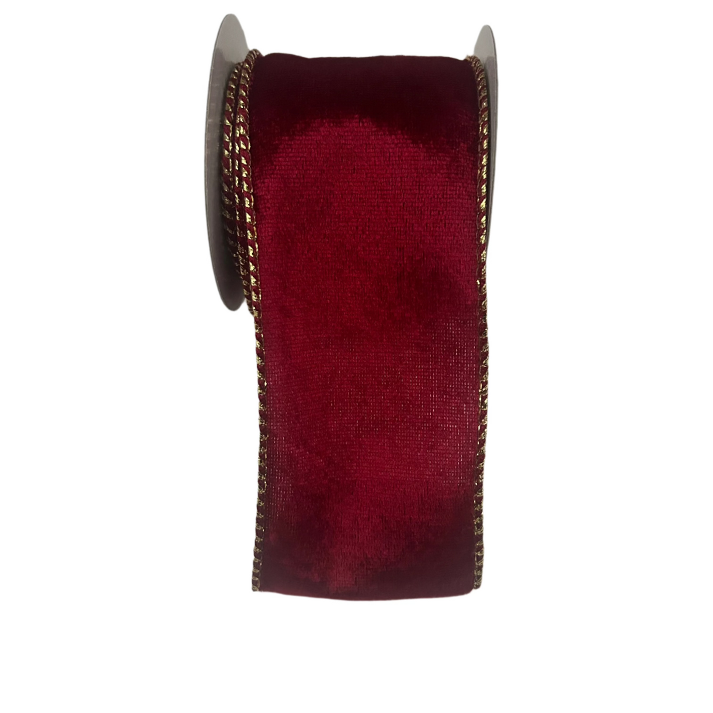 Burgundy Velvet Christmas Ribbon