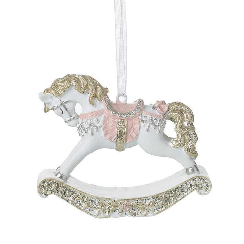 Rocking Horse Hanging Christmas Tree Decoration