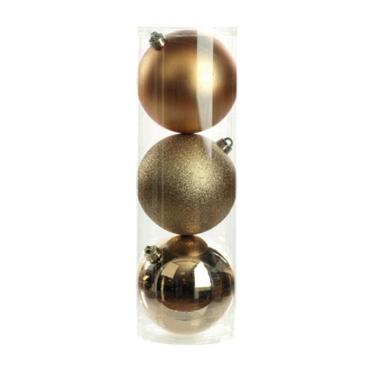 Large 15cm Champagne Christmas Baubles