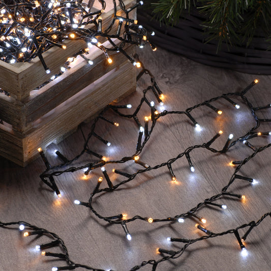Festive 600 White and Warm White Firefly Lights