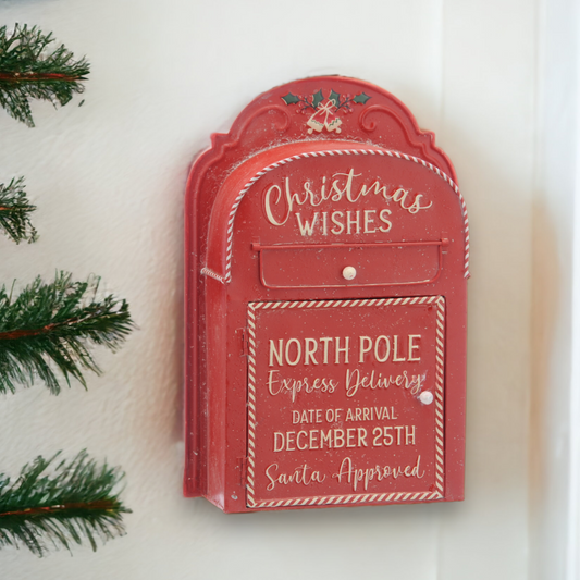 Christmas Wishes North Pole Post Box