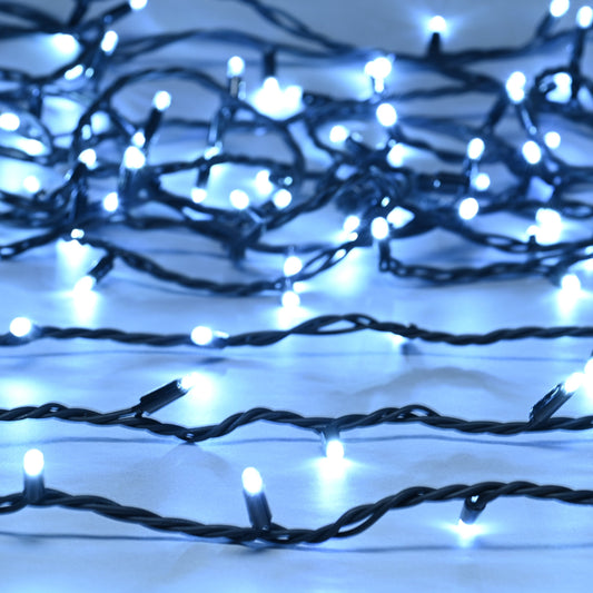 100 White Connectable Heavy Duty Christmas Max Fairy Lights