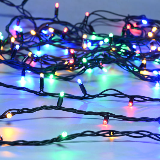 300 Multi Colour Heavy Duty Connectable Christmas Fairy Lights